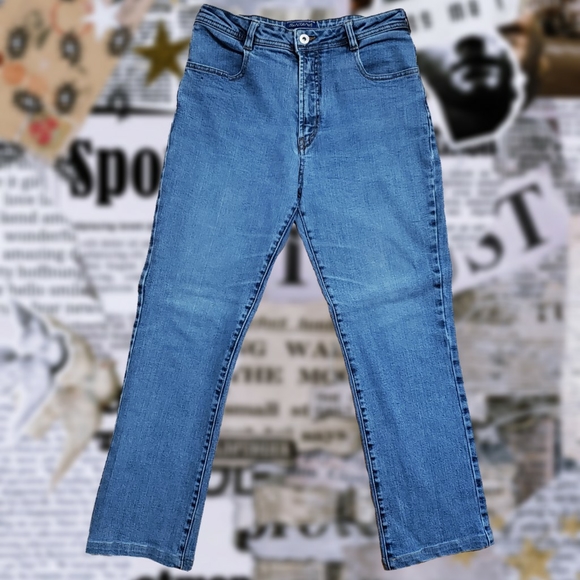 Vintage 90s High-Waisted Jeans - Picture 1 of 3